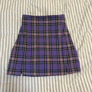 Pacsun Jack Galt Plaid Purple Skirt!